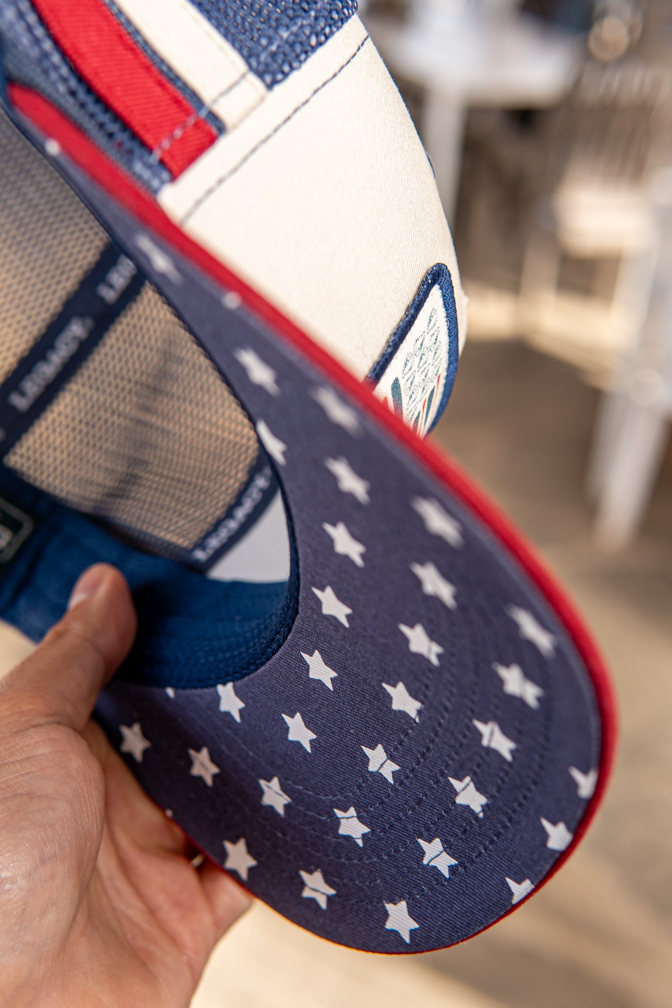 American Flag Trucker Hat