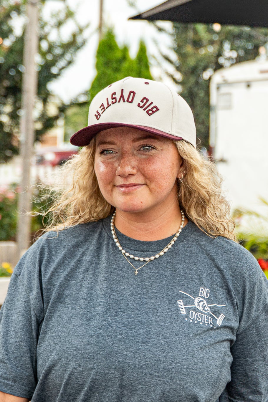 Maroon Upside Down Hat