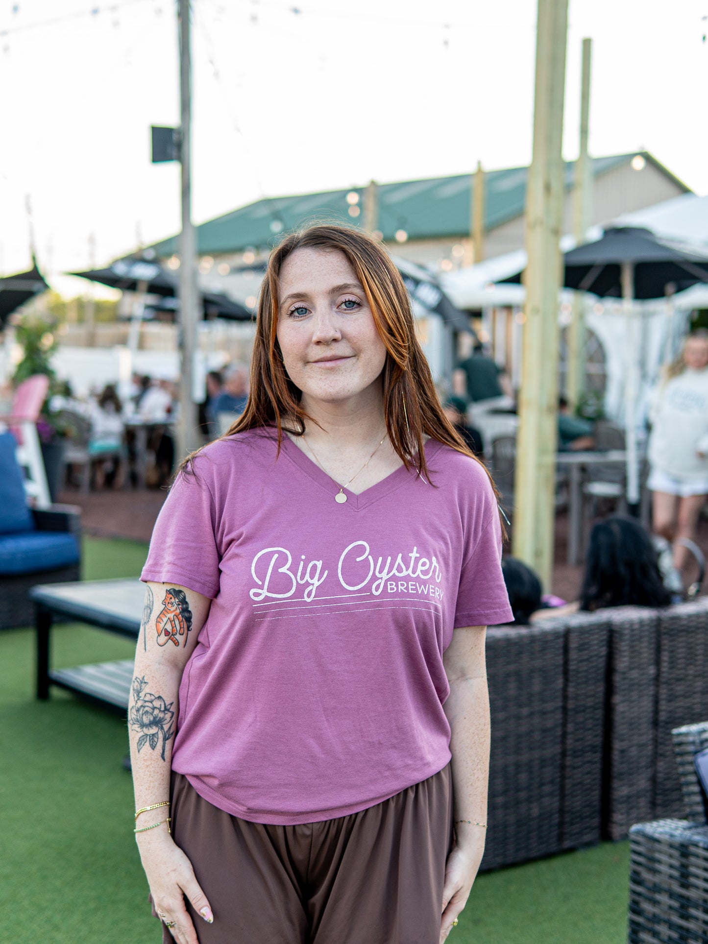 Women's Pink V-Neck