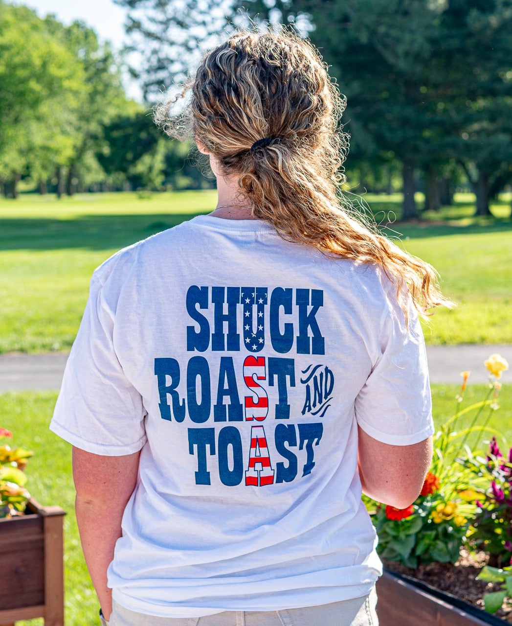 Shuck Roast & Toast T- White